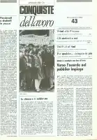 Conquiste del Lavoro del 25/11/1985 N. 43 Anno 38