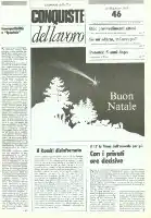 Conquiste del Lavoro del 16/12/1985 N. 46 Anno 38