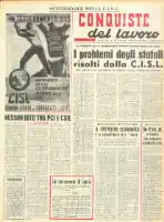 Conquiste del Lavoro del 01/12/1954 N. 47 Anno 7