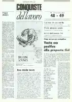 Conquiste del Lavoro del 24/12/1984 N. 48-49 Anno 37