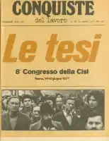 Conquiste del Lavoro del 14/03/1977 N. 78 Anno 30